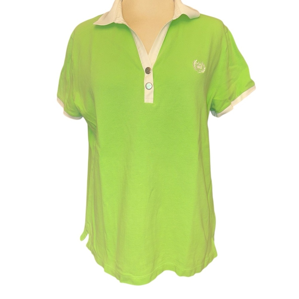 Lauren Active Ralph Lauren polo shirt sleeves collared snap buttons size large